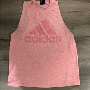 Adidas Light Pink Muscle Tank